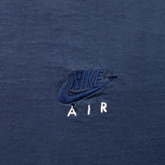 Vintage Y2k Men's Blue Nike Air Embroidered T-Shirt sz XL - Picture 5 of 7